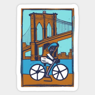 Breezy Brooklyn Ride Sticker